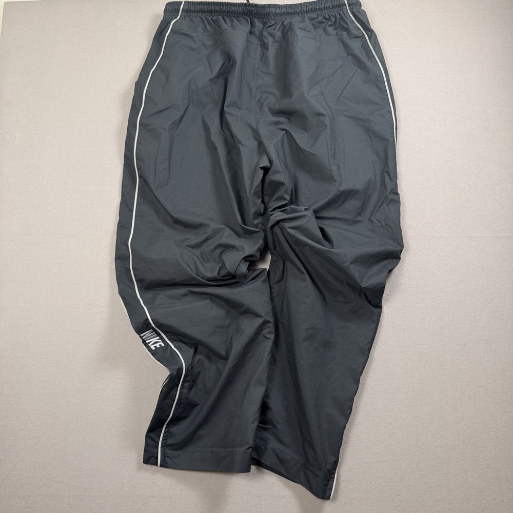 Nike Track Pants Mens XXLarge Black Athletic Dept Vintage Ankle Zip Y2K - Picture 4 of 8